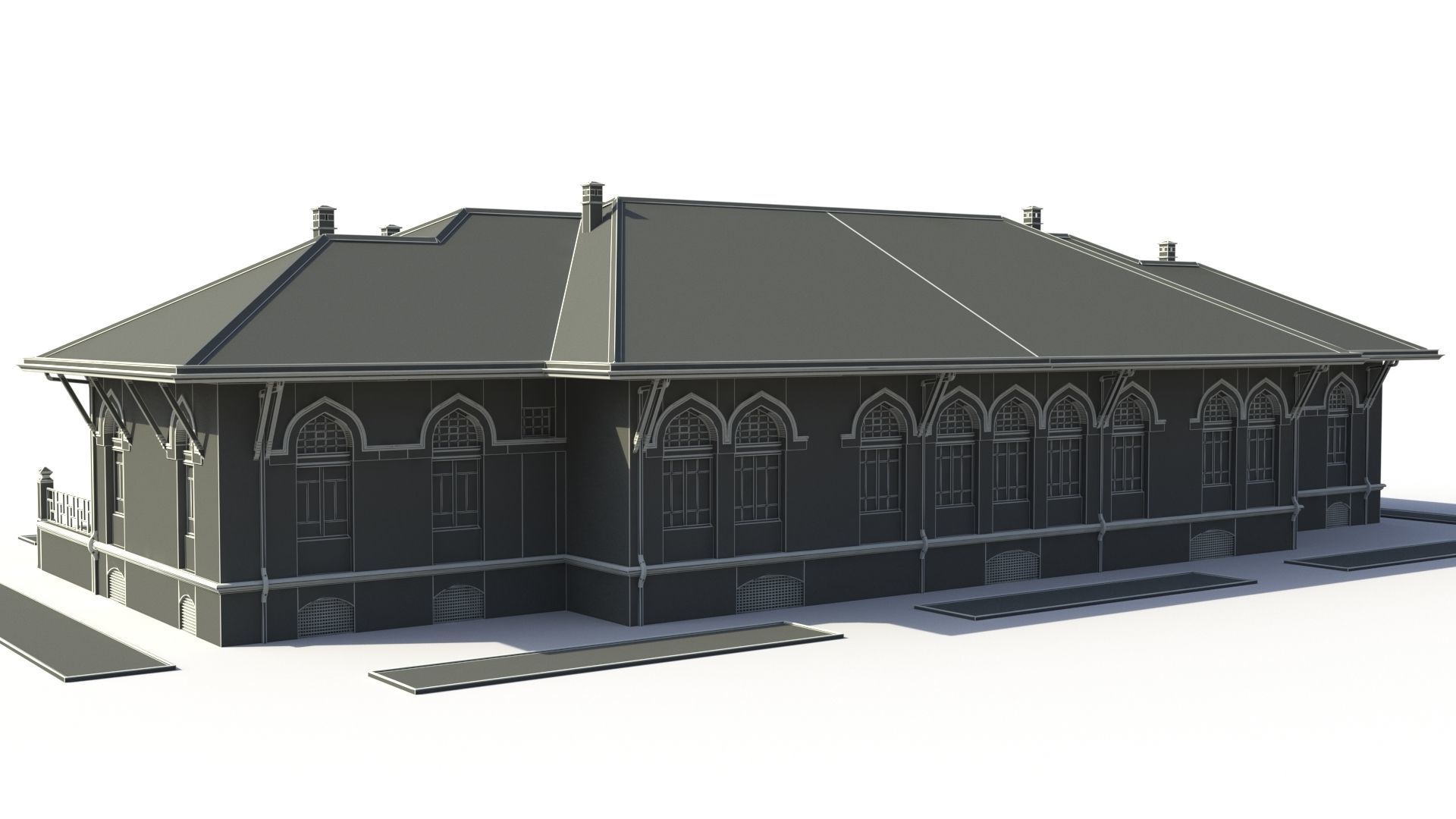 TBBM ILK MECLIS - First Parliament Building of Turkey 3D model_9