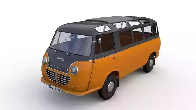 GOLIATH EXPRESS 1100 LUXUSBUS 1957 3D model