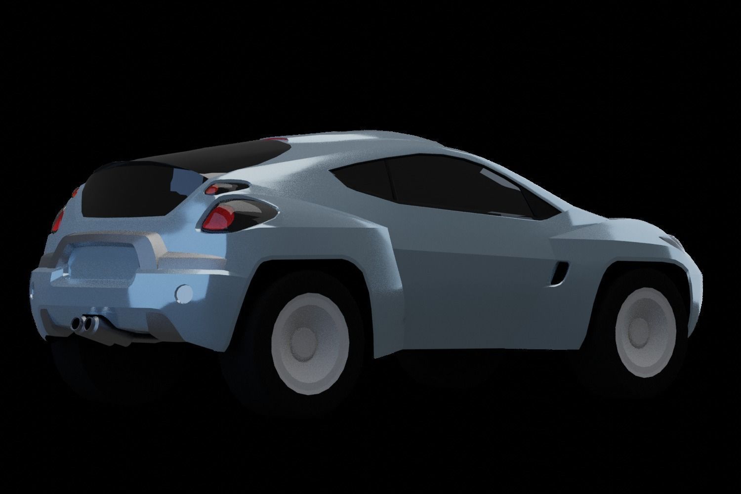 2001 Toyota RSC Concept  Low-poly 3D model_3