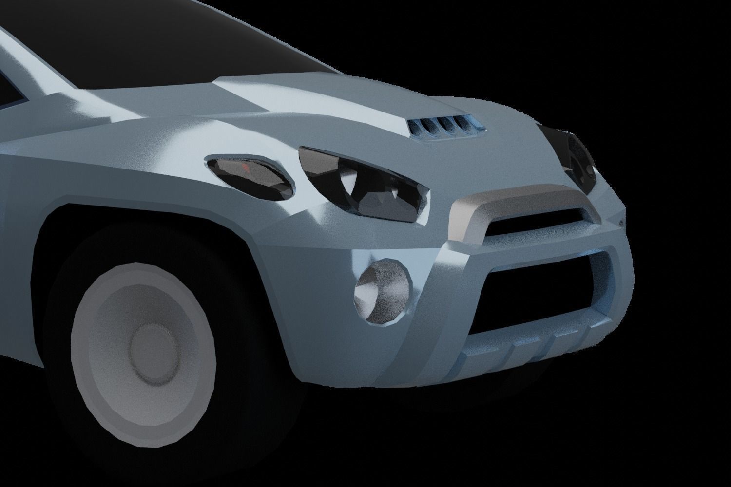 2001 Toyota RSC Concept  Low-poly 3D model_2