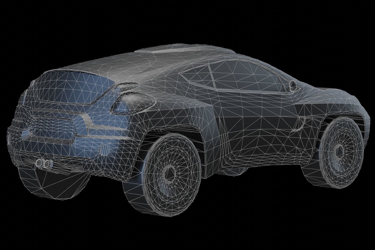 2001 Toyota RSC Concept  Low-poly 3D model_6