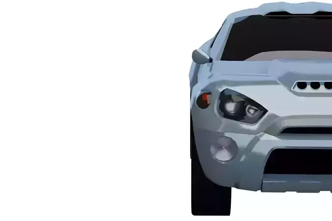 2001 Toyota RSC Concept  Low-poly 3D model