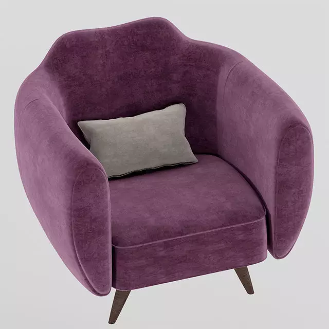 ARM CHAIR 02 3D model_0