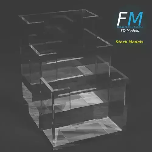 Acrylic counter display