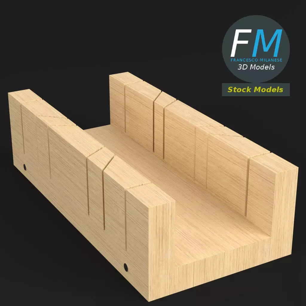 Mitre box 3D model_0