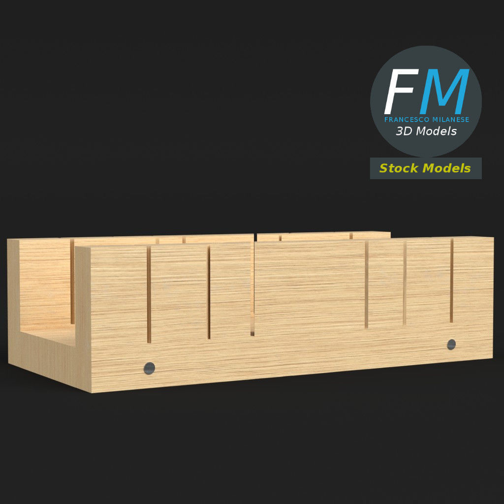 Mitre box 3D model_4
