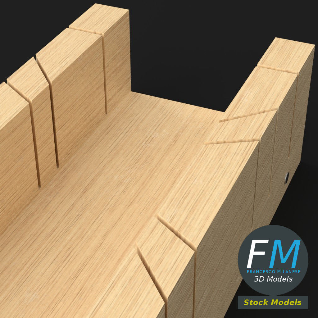 Mitre box 3D model_5