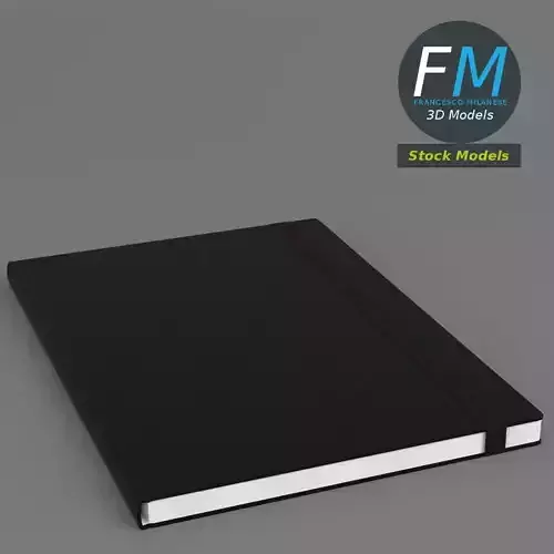 Sketchbook notebook 3D model Sketchbook notebook 3D model