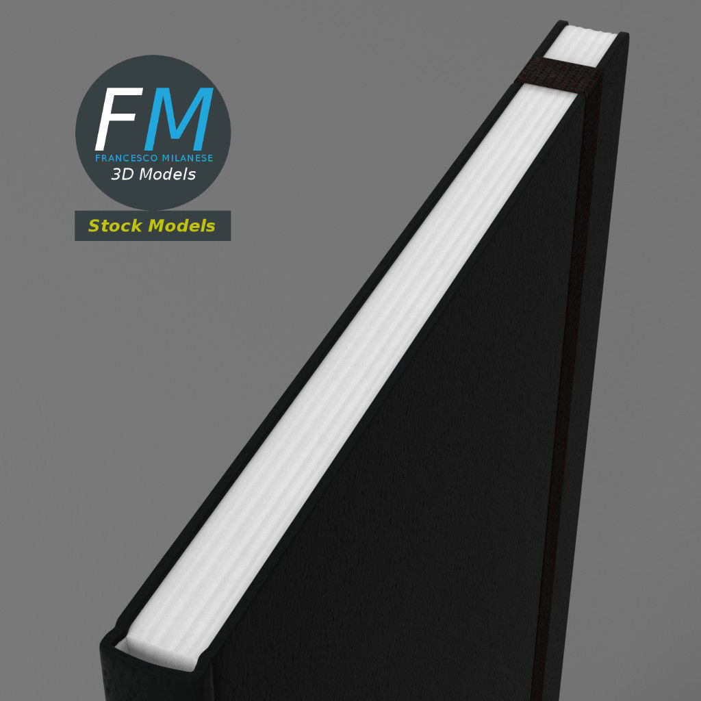 Sketchbook notebook 3D model_5