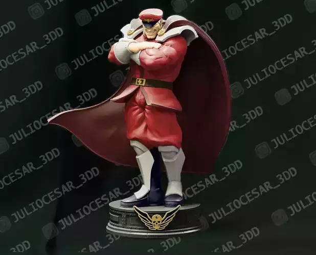 Street Fighter - M Bison Shadaloo dictator 3D print model