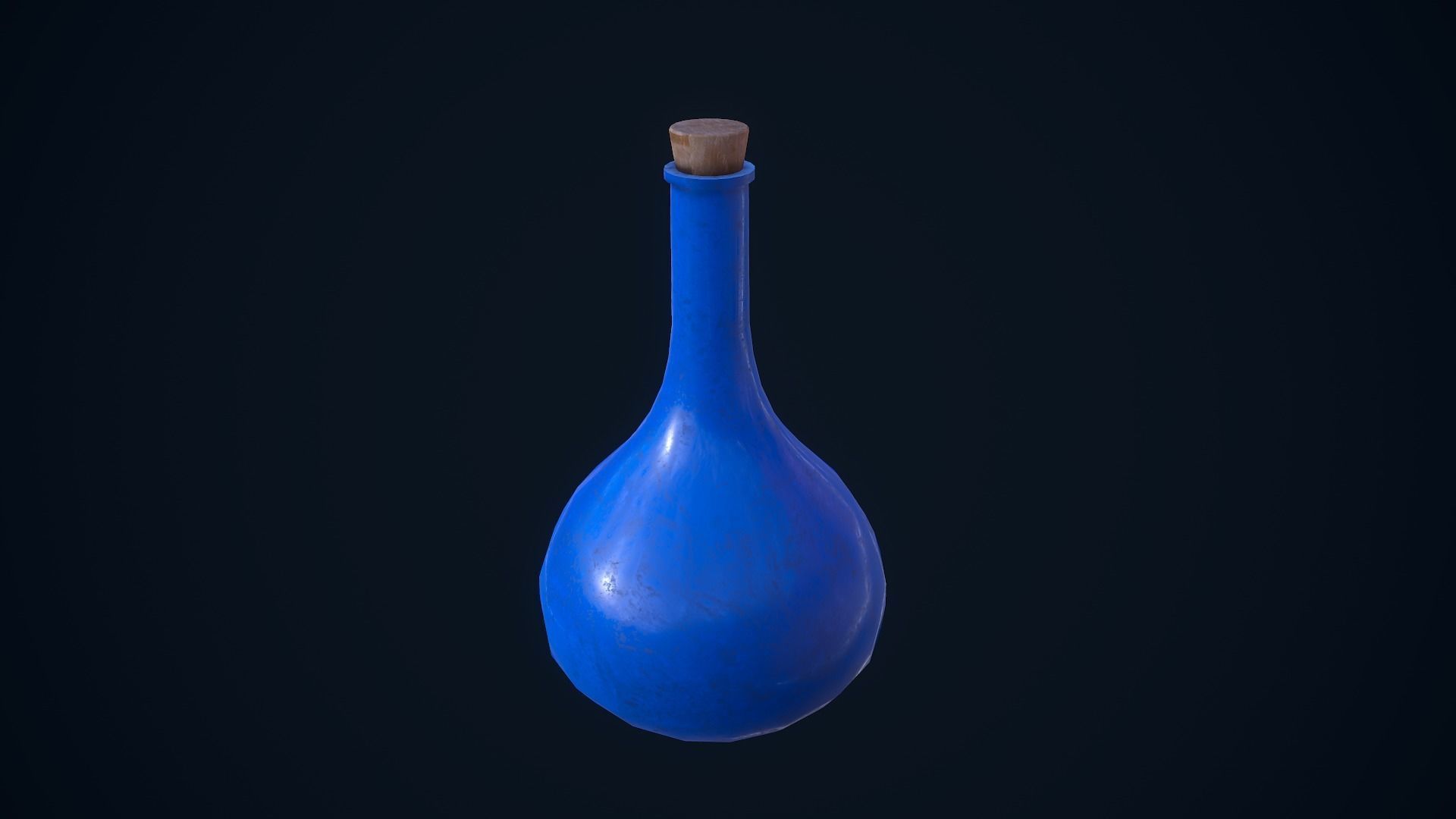 Potion Bottles Low-poly 3D model_14