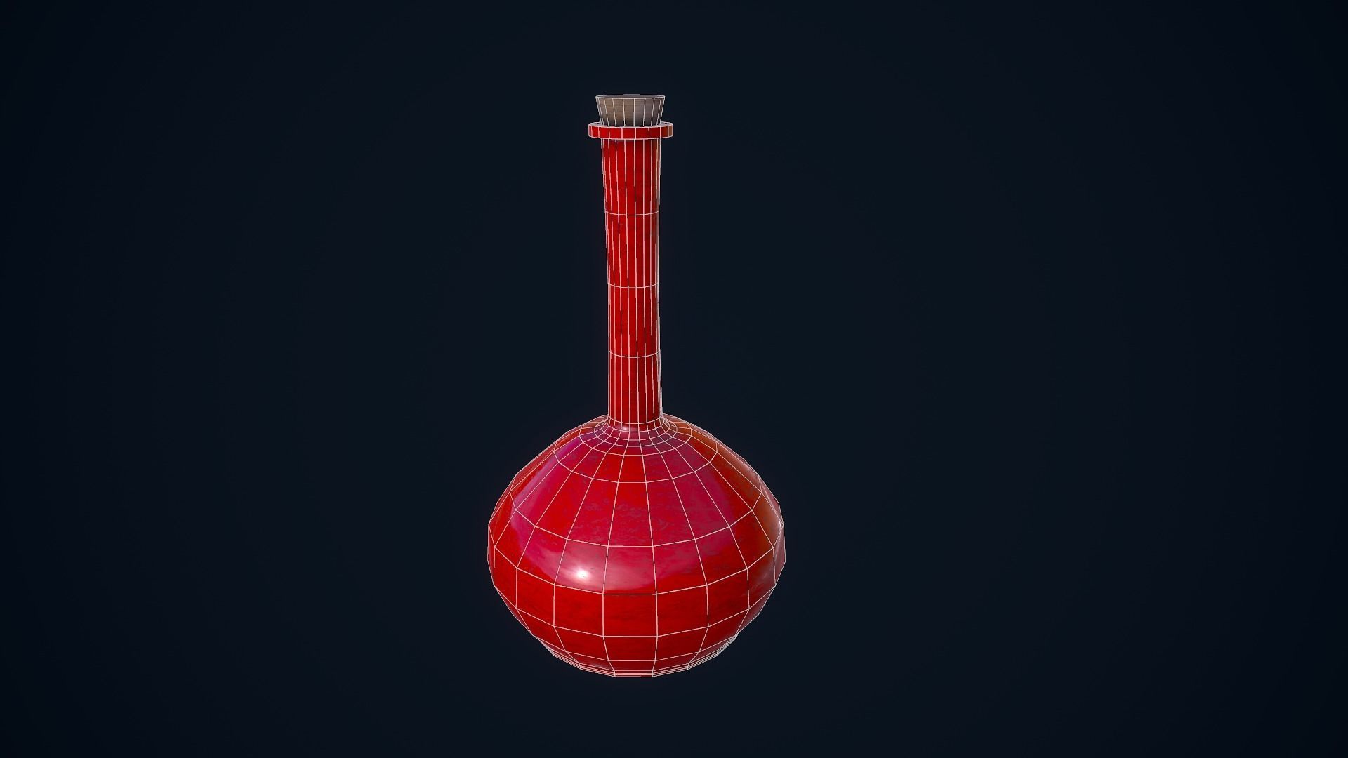 Potion Bottles Low-poly 3D model_5