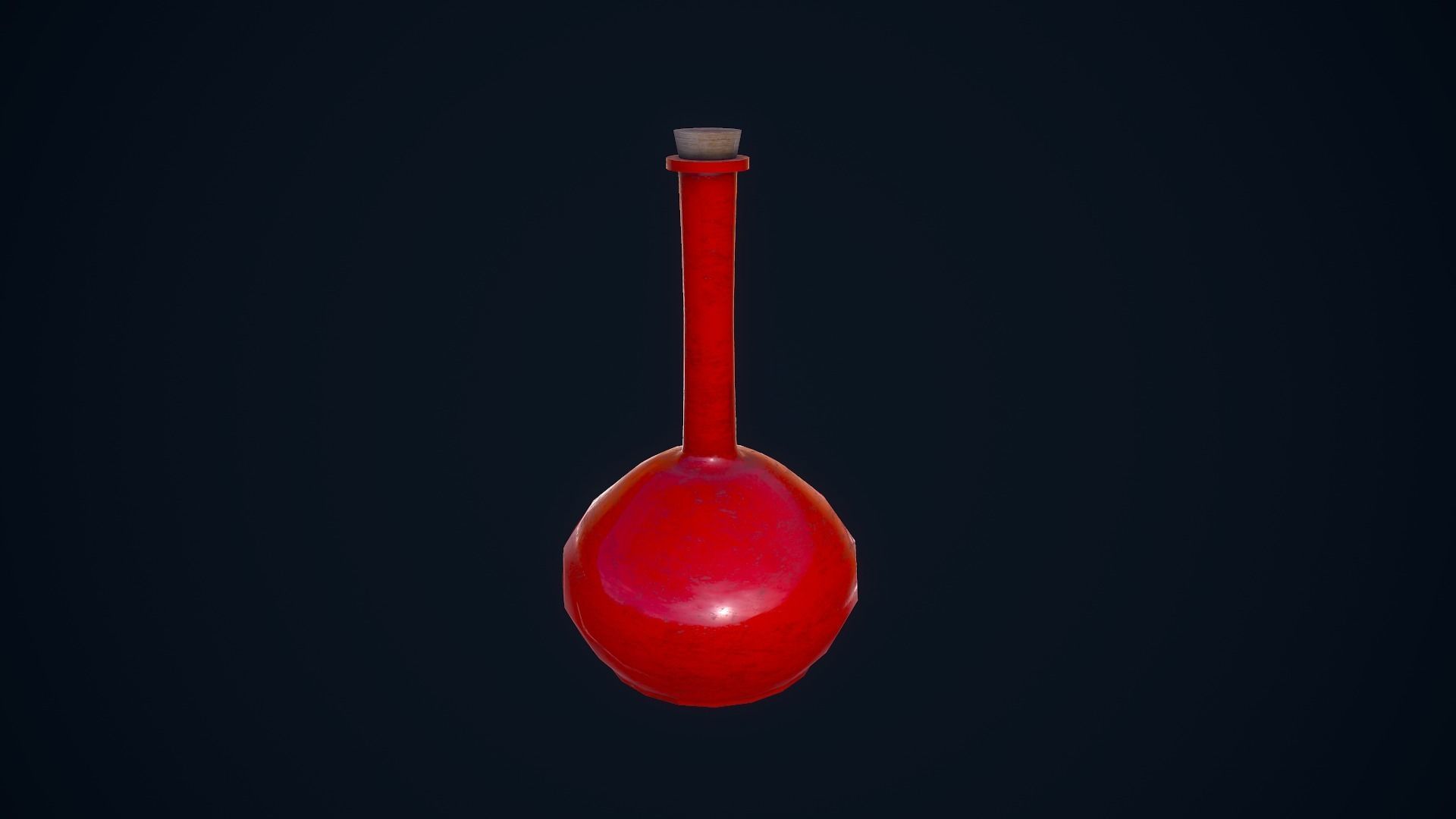 Potion Bottles Low-poly 3D model_4