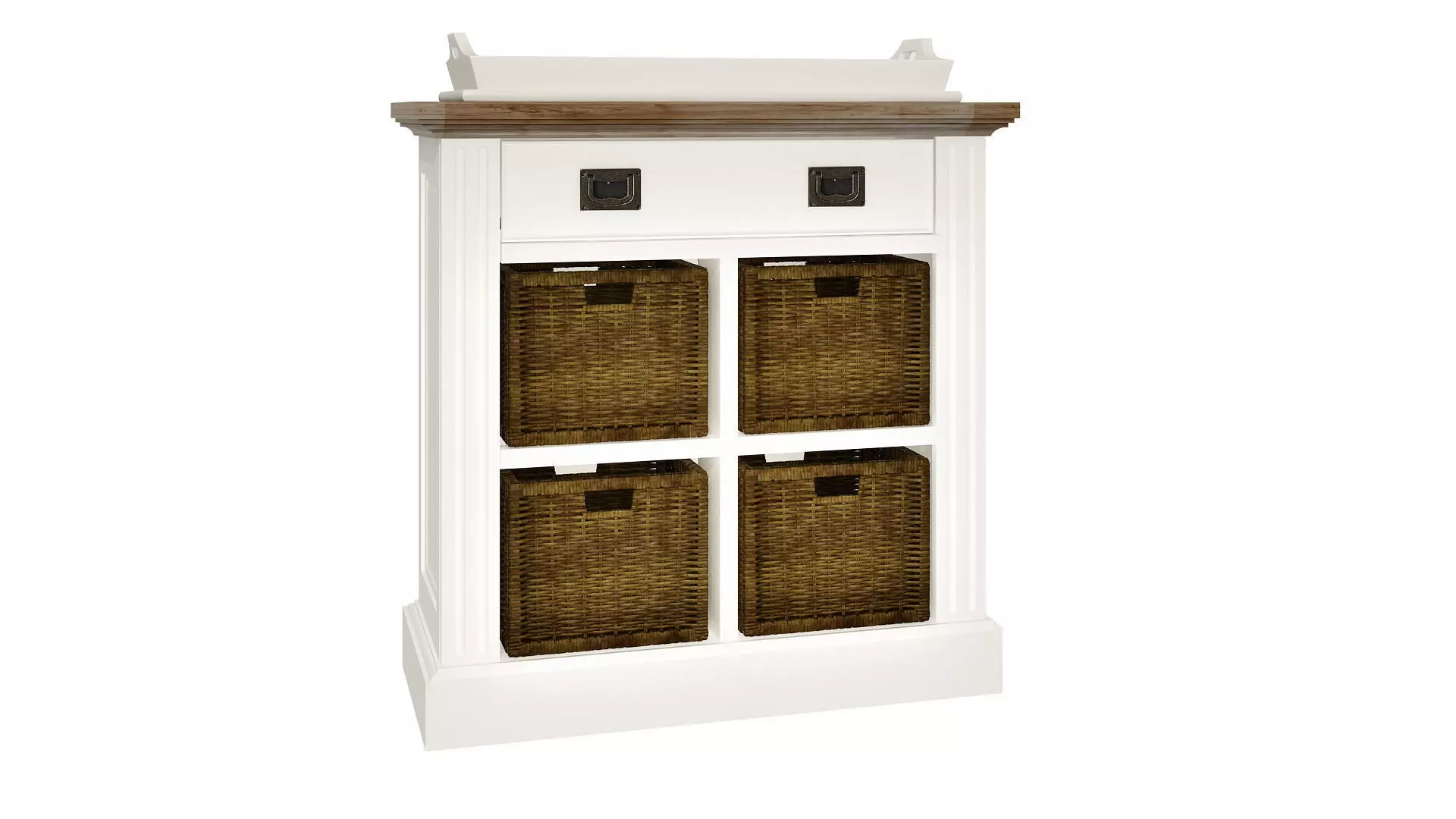 Modern storage with baskets 264 3D model_0