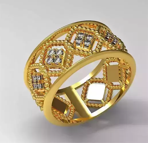 45 Degrees ring