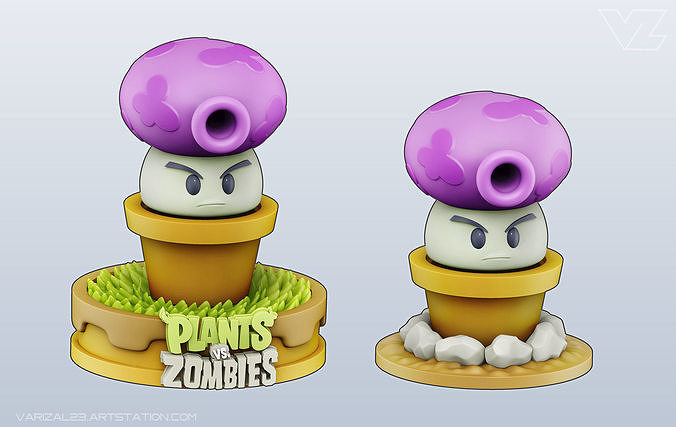 Plants vs Zombies - Fume Shroom 3D print model