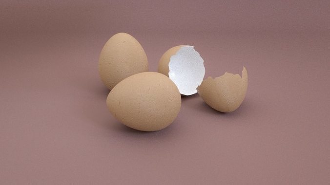 Eggs Model three 3D model