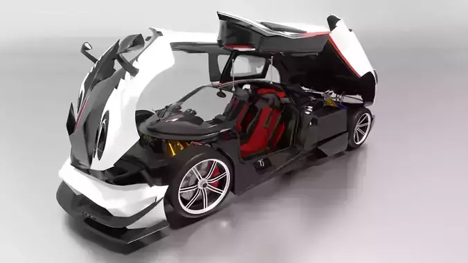 Pagani Huayra BC 3D model