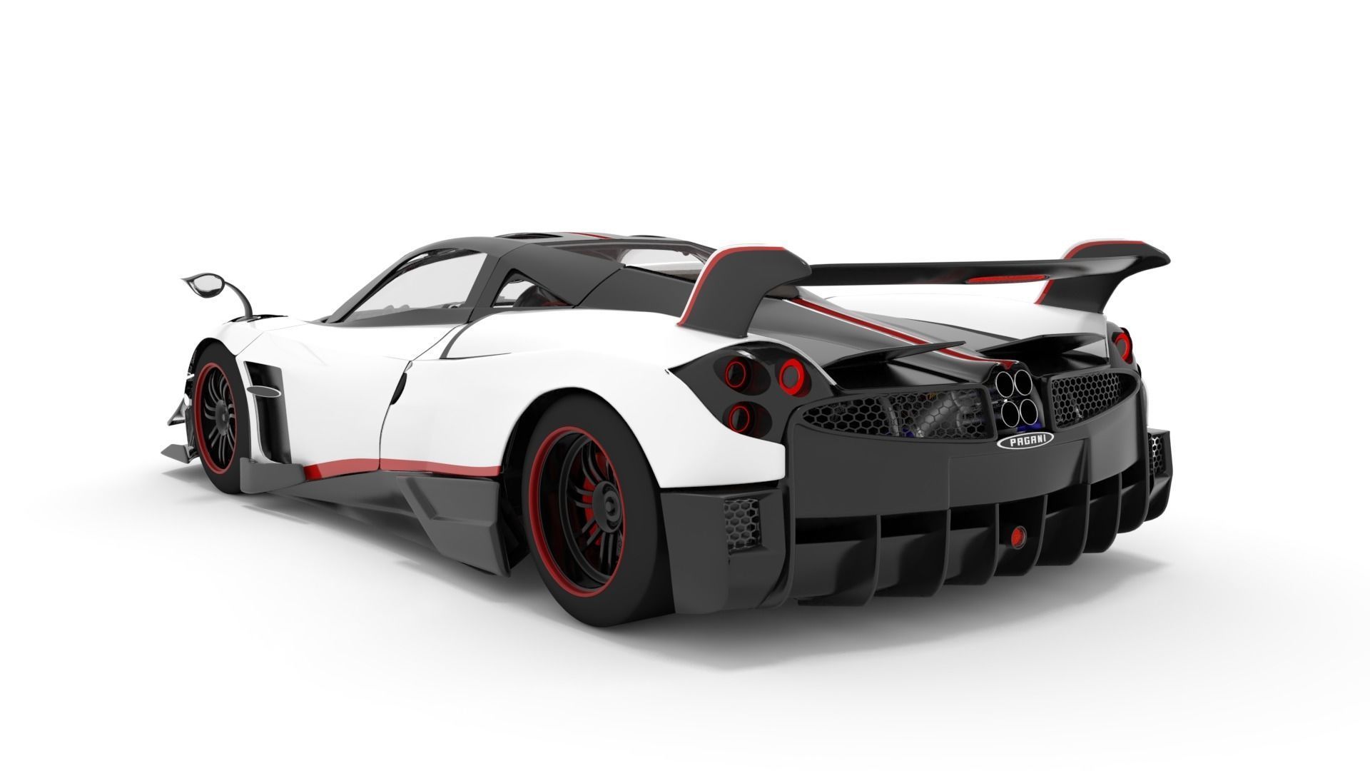 Pagani Huayra BC 3D model_6