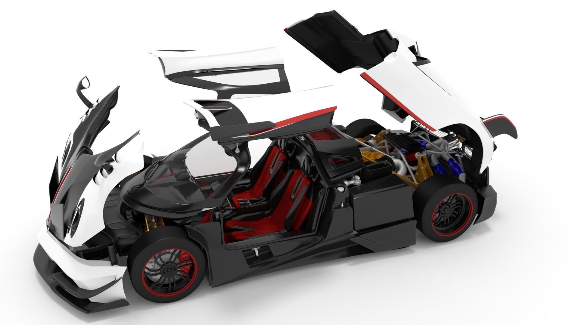 Pagani Huayra BC 3D model_2