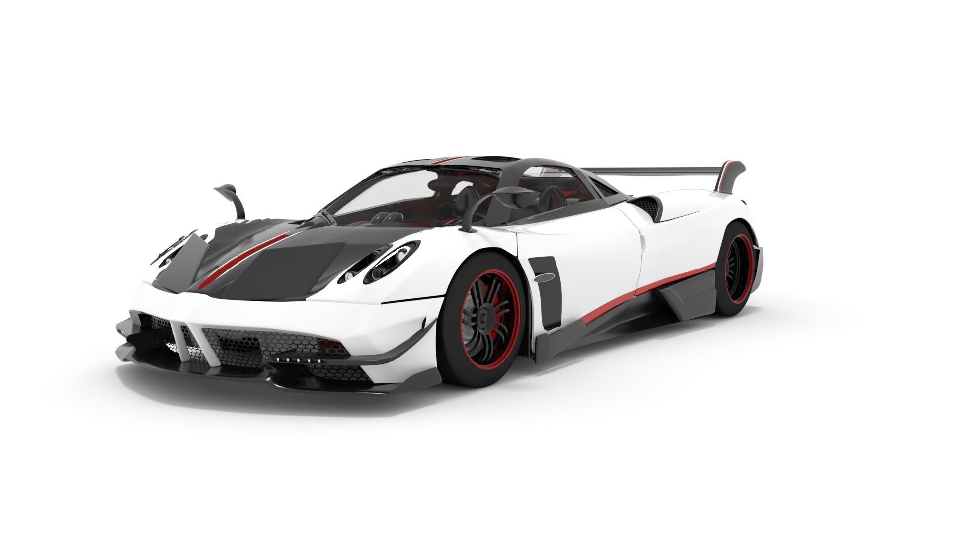 Pagani Huayra BC 3D model_4