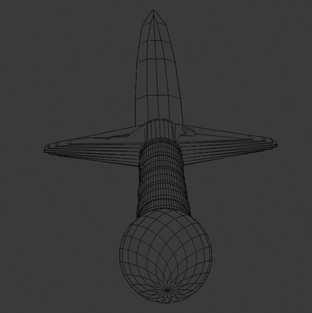 Medieval Sword  Low-poly 3D model_10