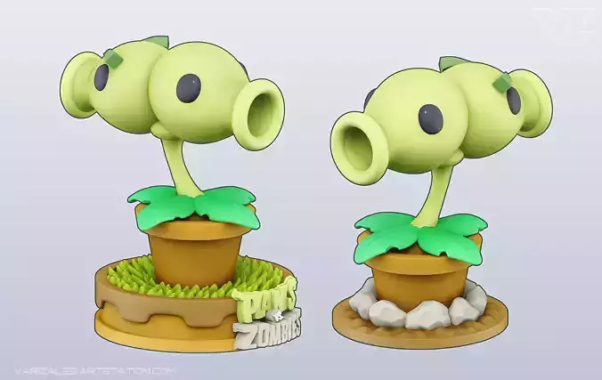 Plants vs Zombies - Split Pea