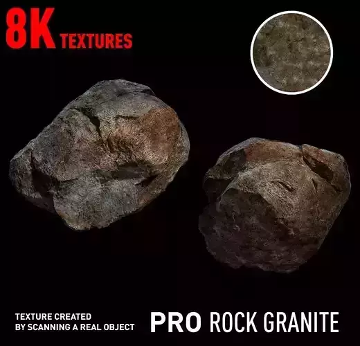 PBR Rock Granite 8K Professional Texture