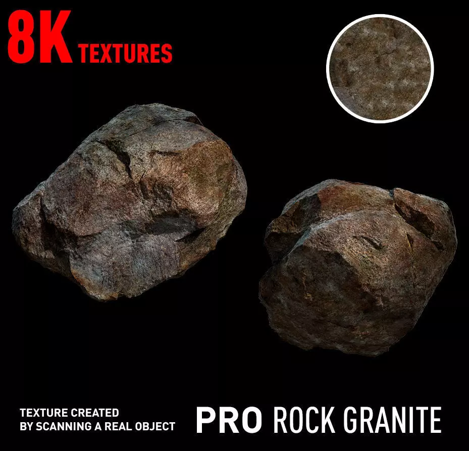PBR Rock Granite 8K Professional Texture Texture_0