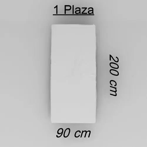 Sabana de cama - 1 Plaza - 90 x 200 - Bed Sheet