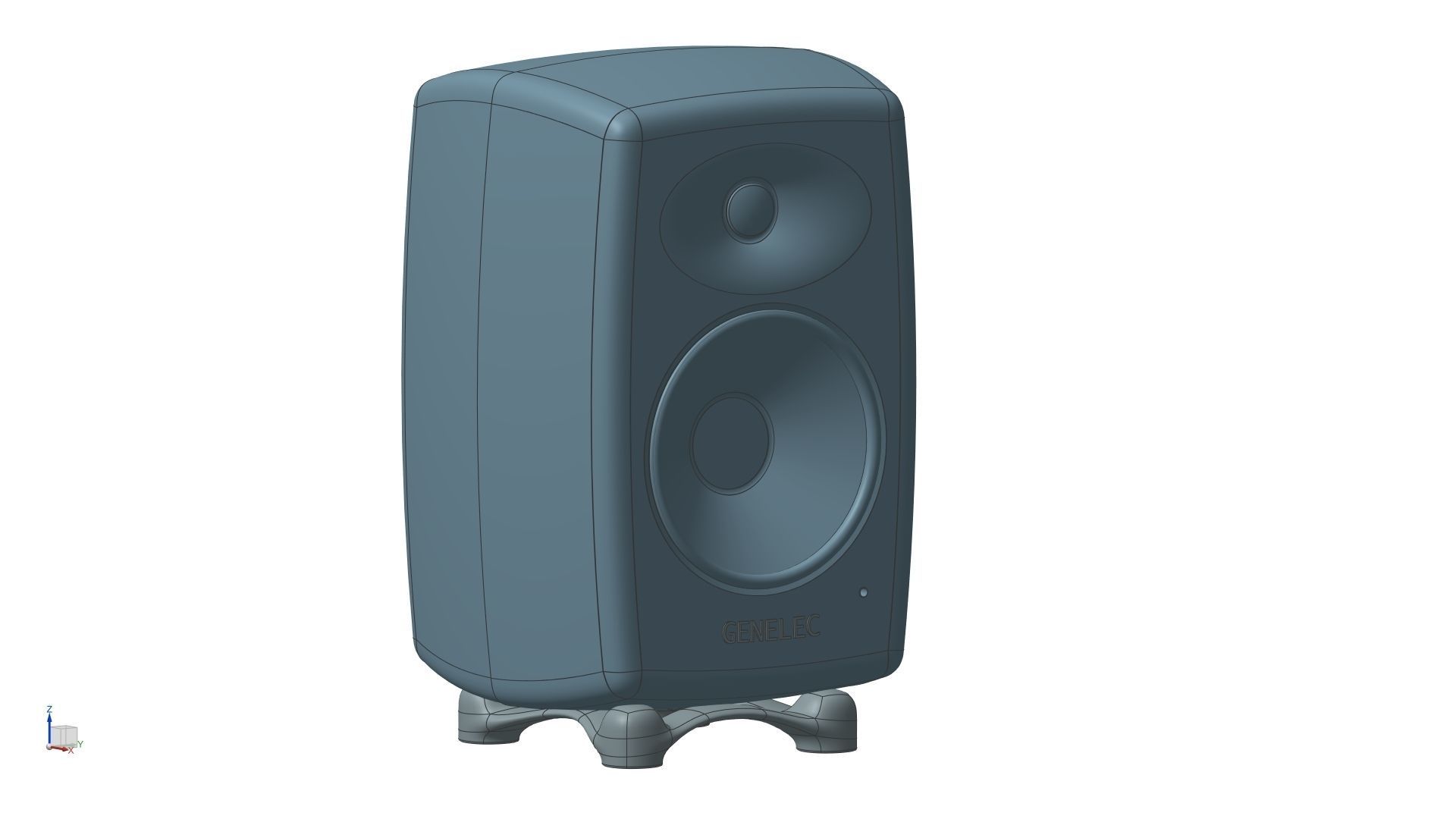 Genelec Studio Monitor Speaker 3D model_10