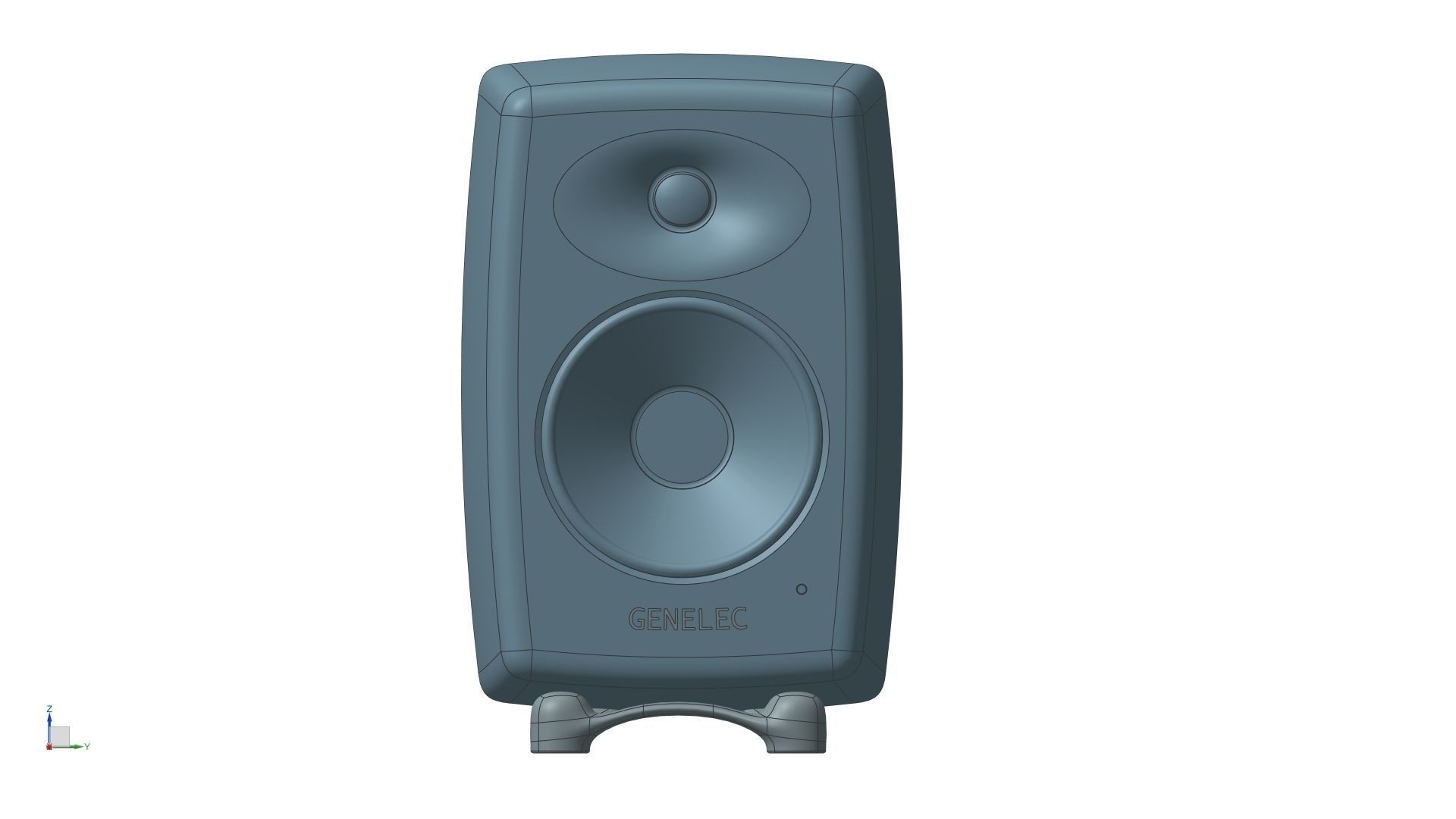 Genelec Studio Monitor Speaker 3D model_11