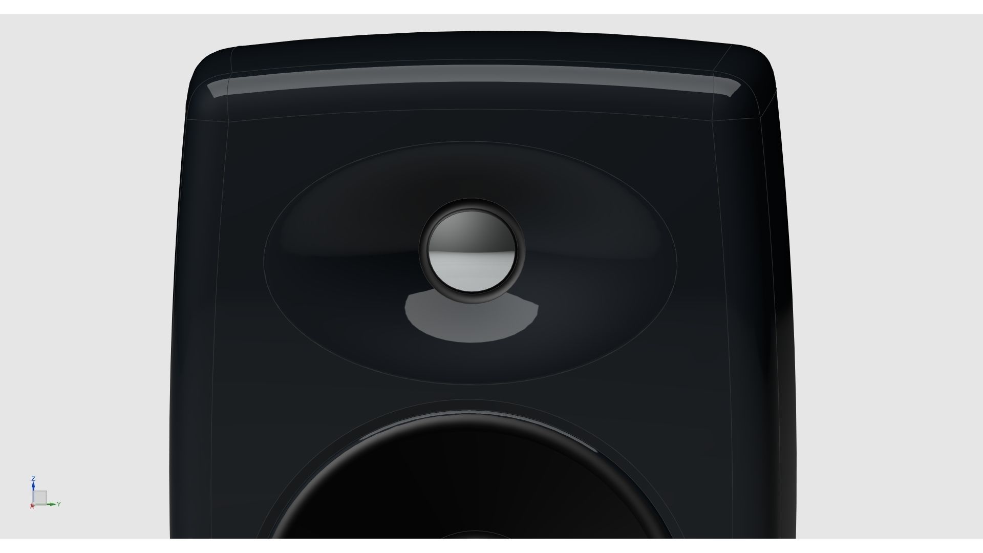 Genelec Studio Monitor Speaker 3D model_8
