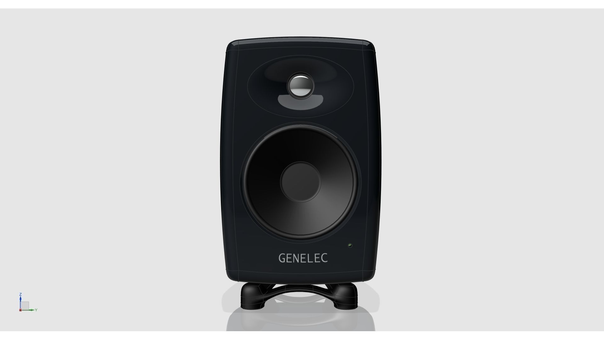 Genelec Studio Monitor Speaker 3D model_3
