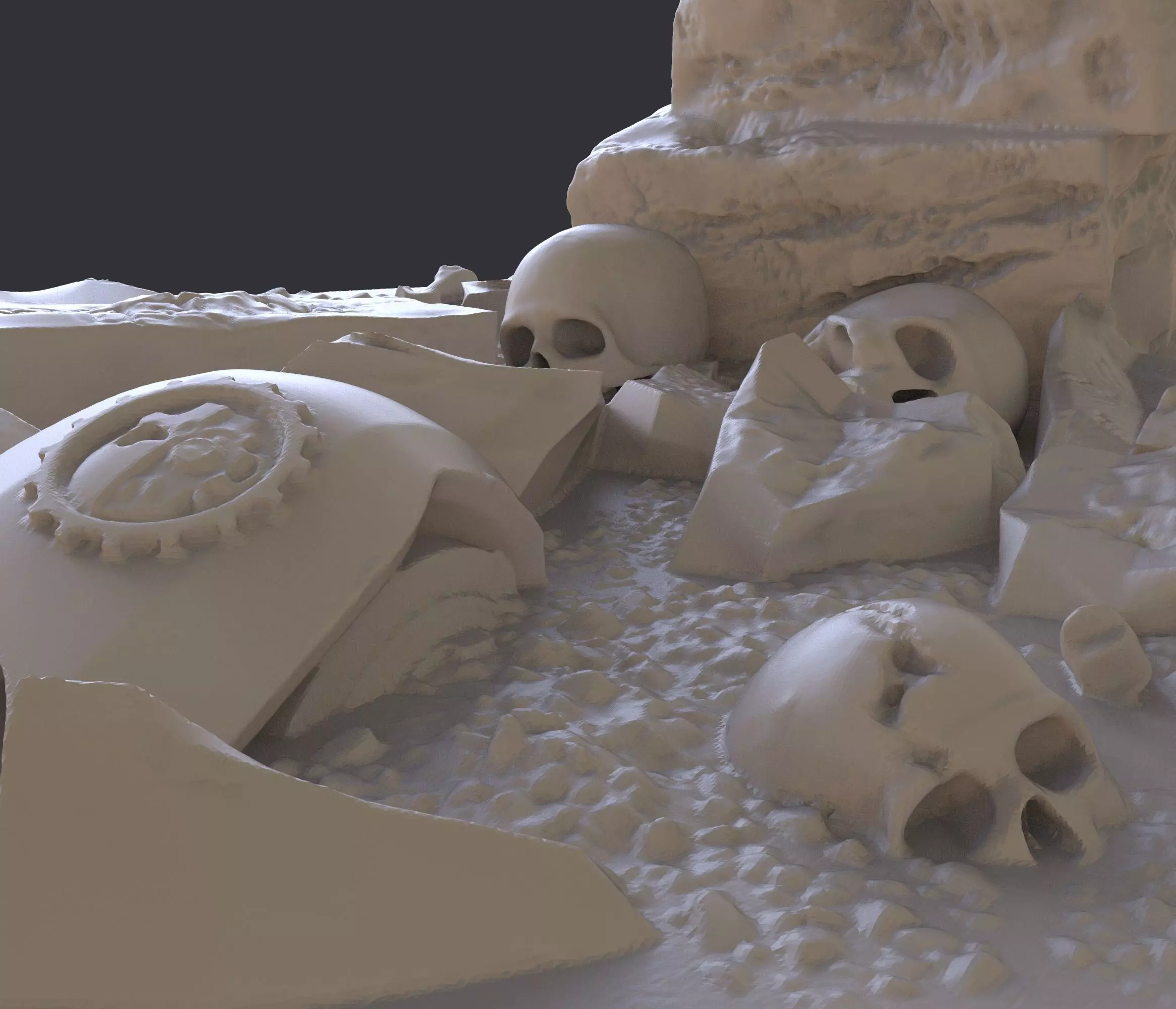  The basis for collectible figures and dioramas 3D print model_0