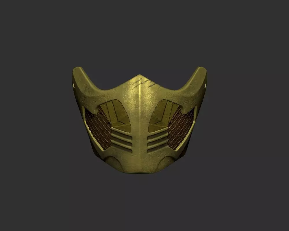 Scorpion Face Mask Free 3D print model