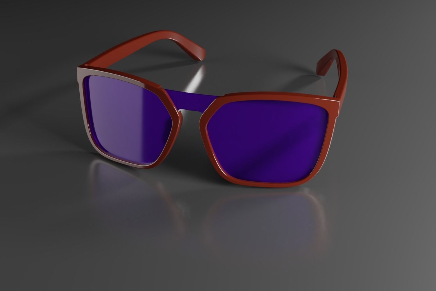 Eyeglasses 3D printable model CGTrader