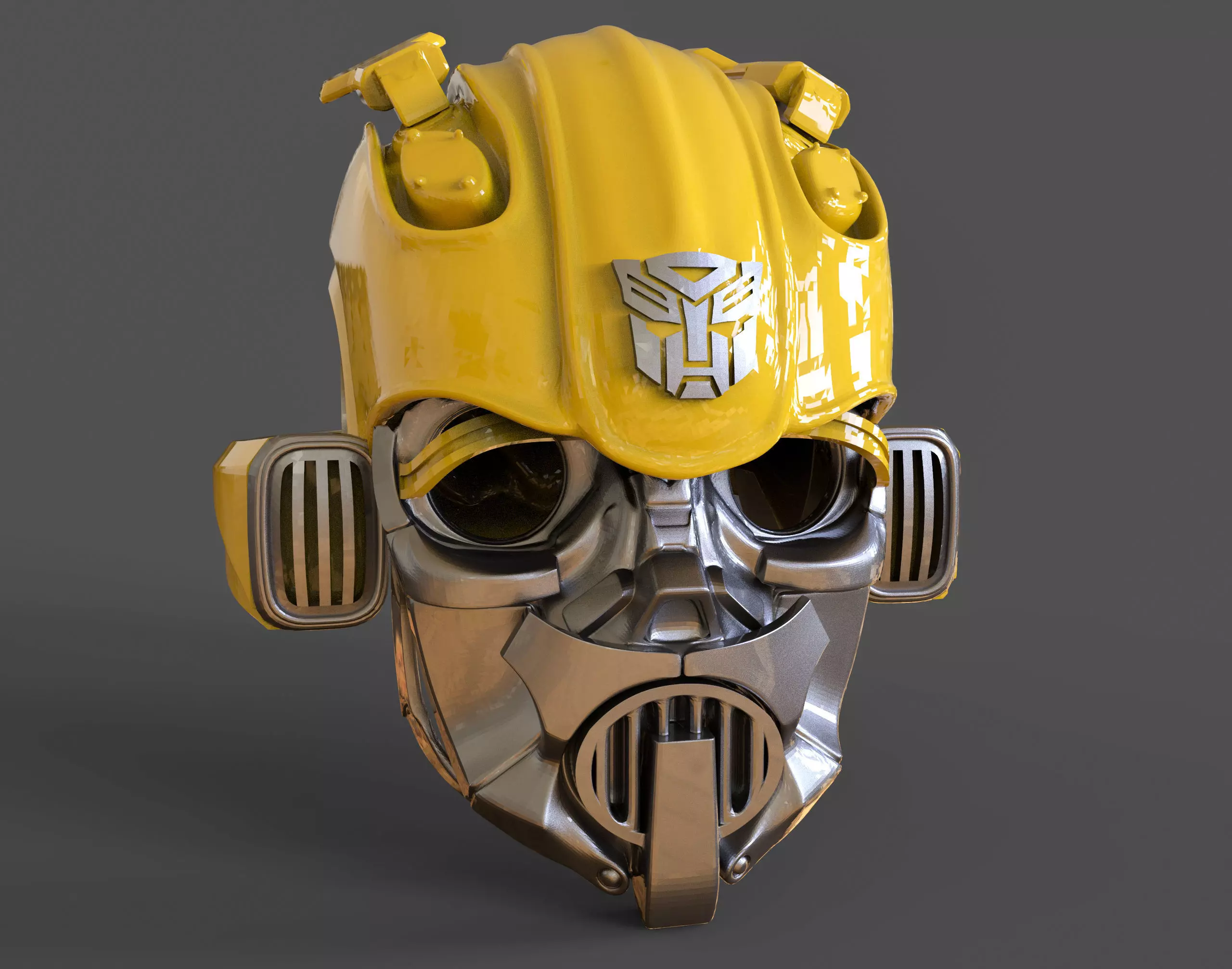 Bumblebee Head Model 3D print model_0