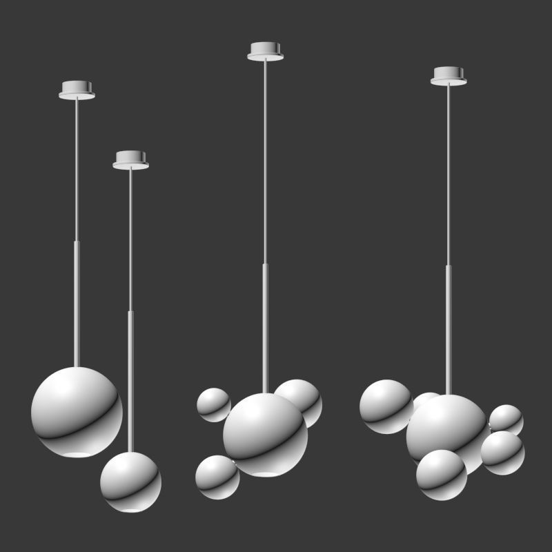 Giopato Coombes Bolle 4 and 6 Bubbles Set 3D model_3