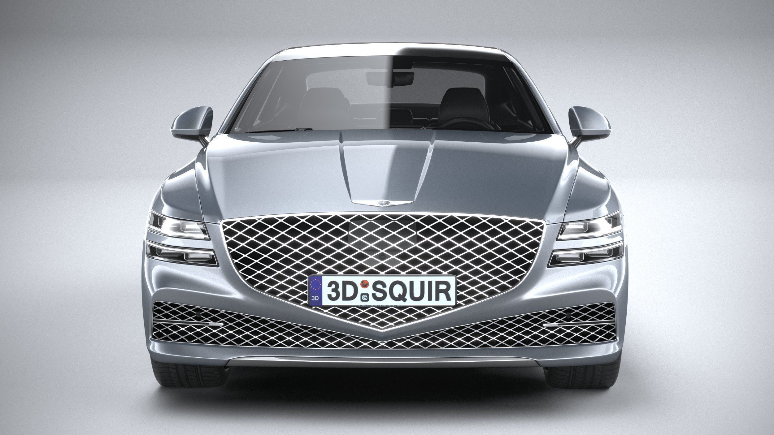 Genesis G80 2021 3D model_13