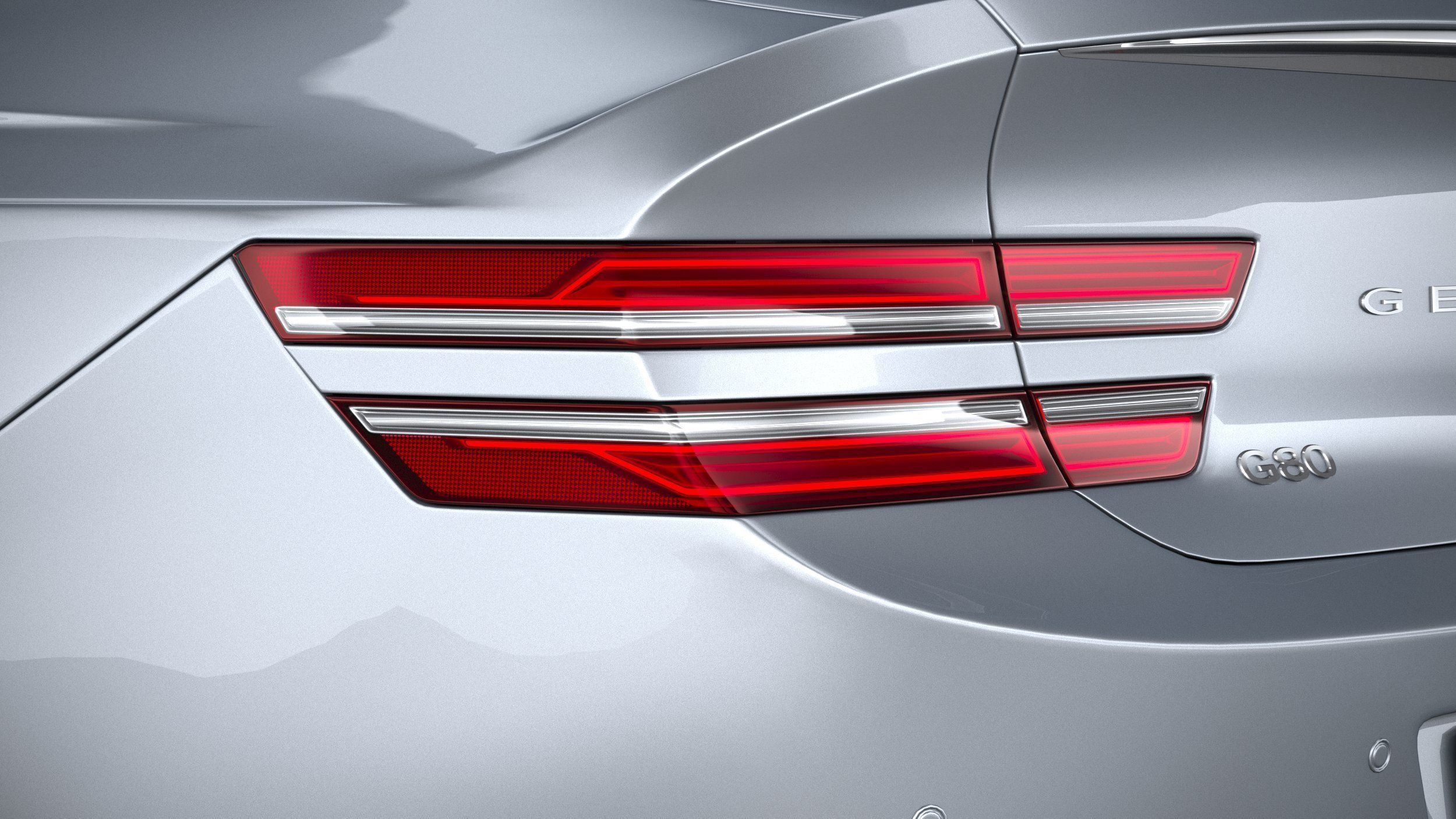 Genesis G80 2021 3D model_15