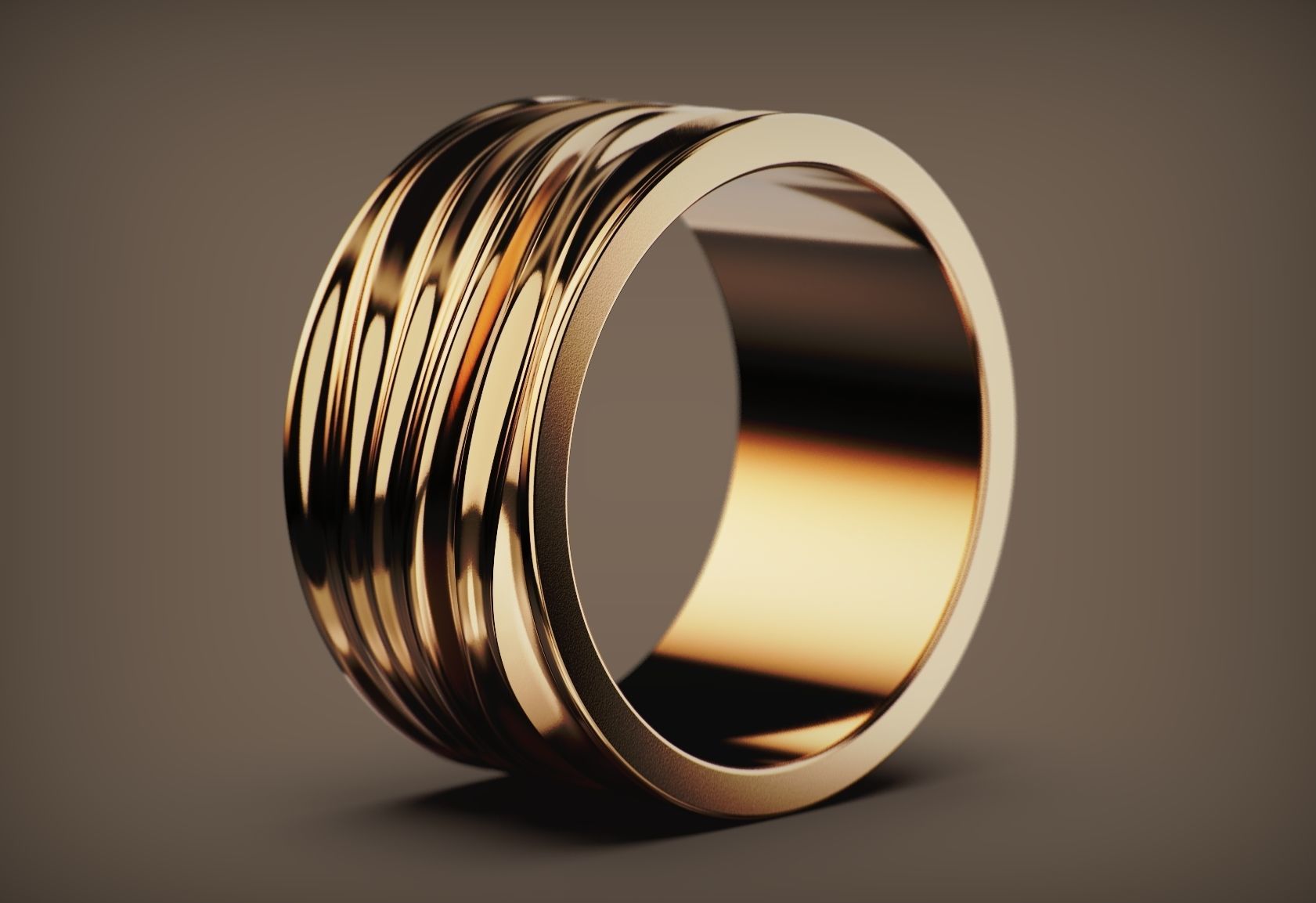 Ring Waves 3d Model 3D print model_1