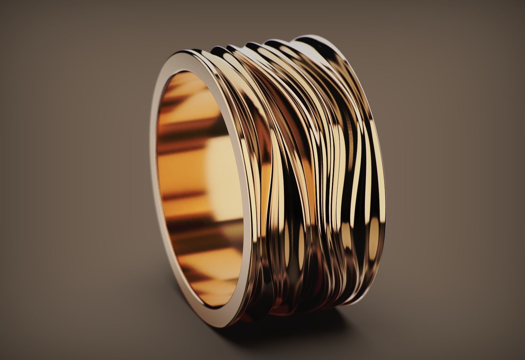 Ring Waves 3d Model 3D print model_2