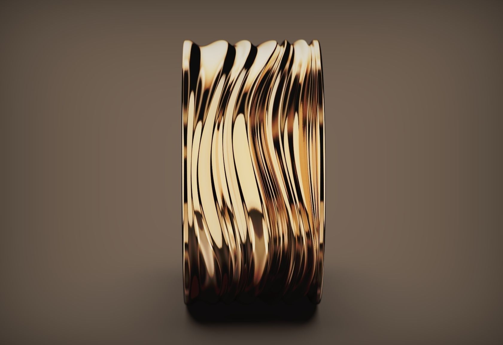 Ring Waves 3d Model 3D print model_8