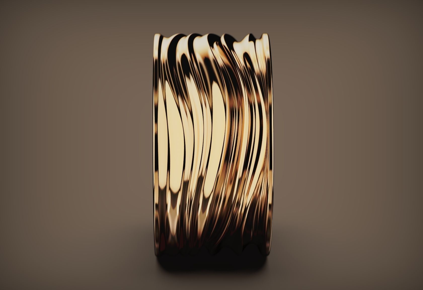 Ring Waves 3d Model 3D print model_9