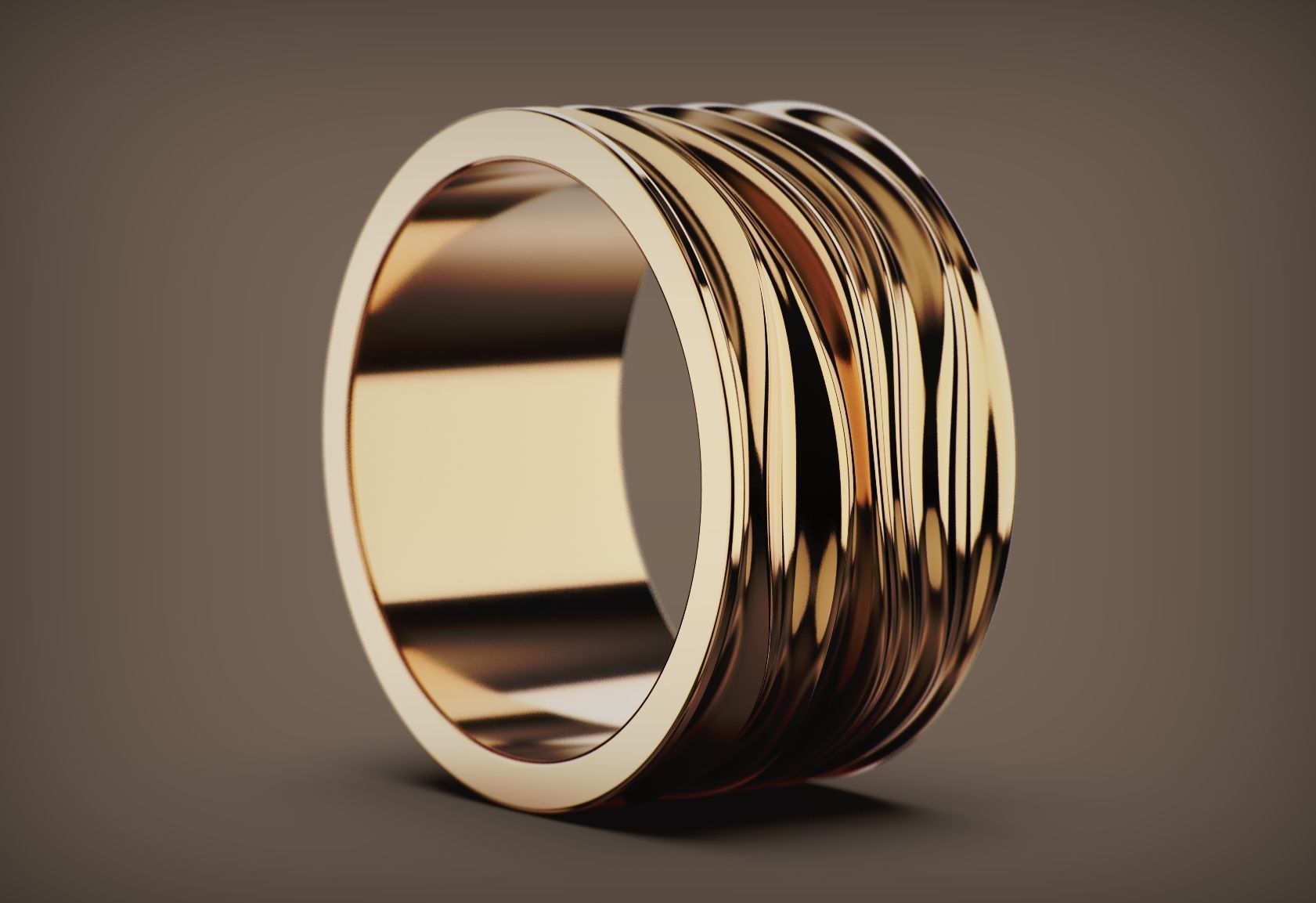 Ring Waves 3d Model 3D print model_3