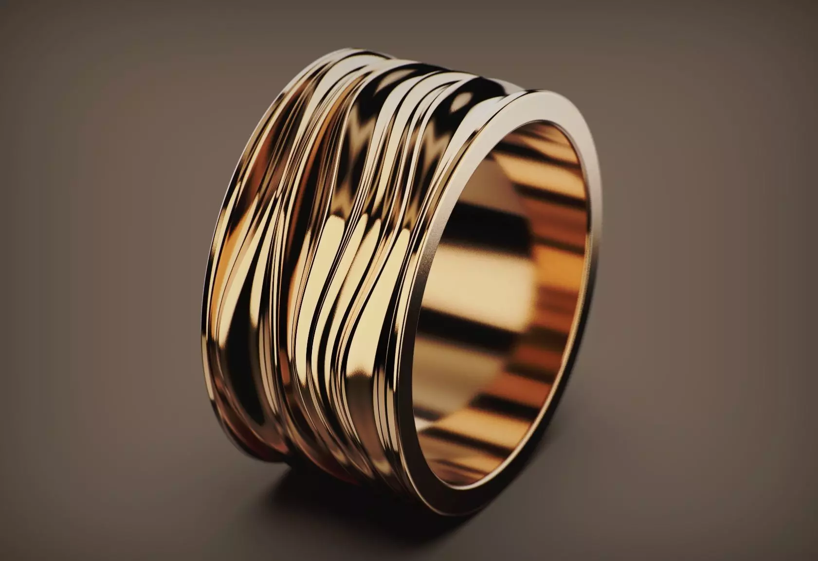 Ring Waves 3d Model 3D print model_0