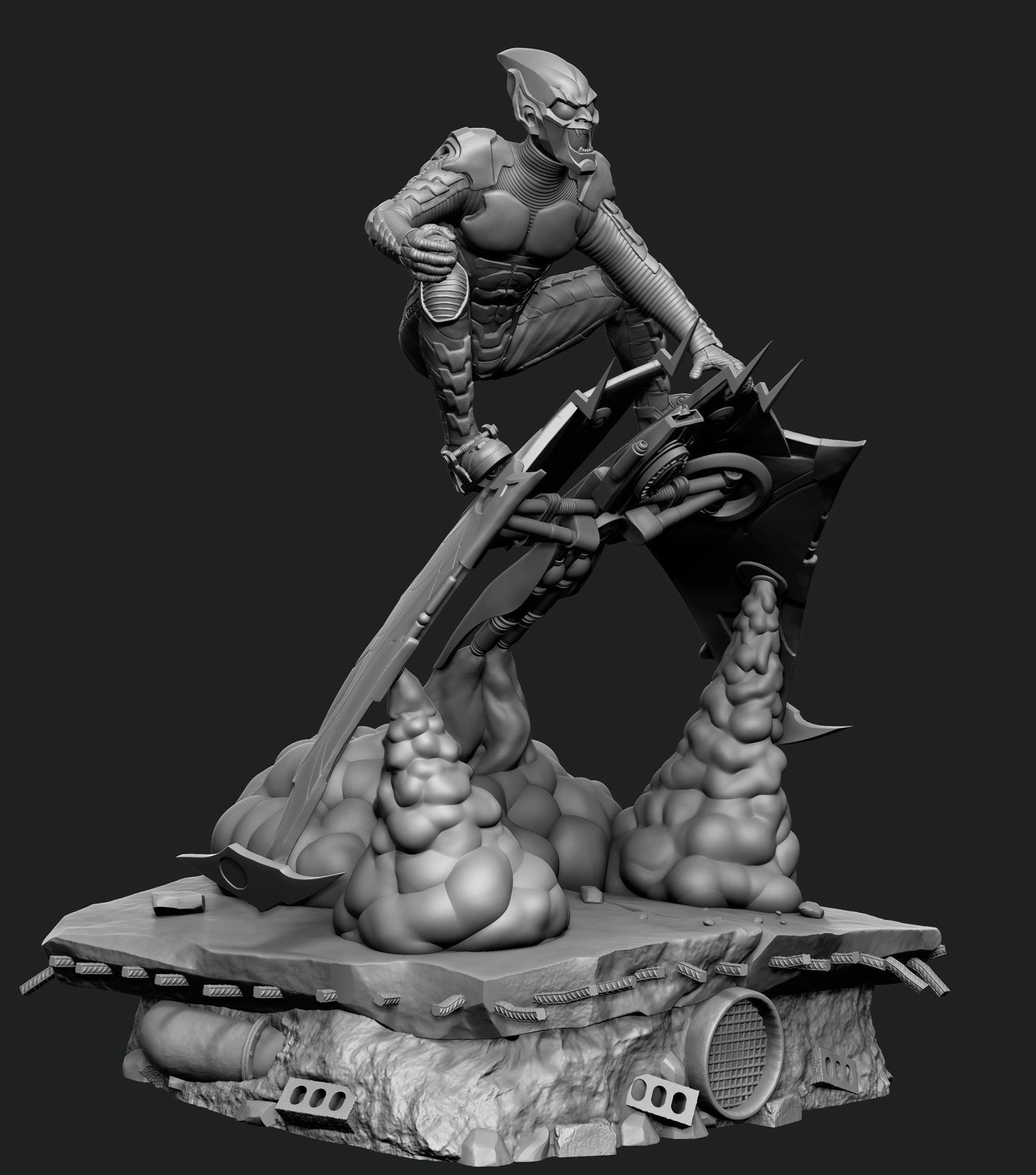 Green Goblin  3D print model_3
