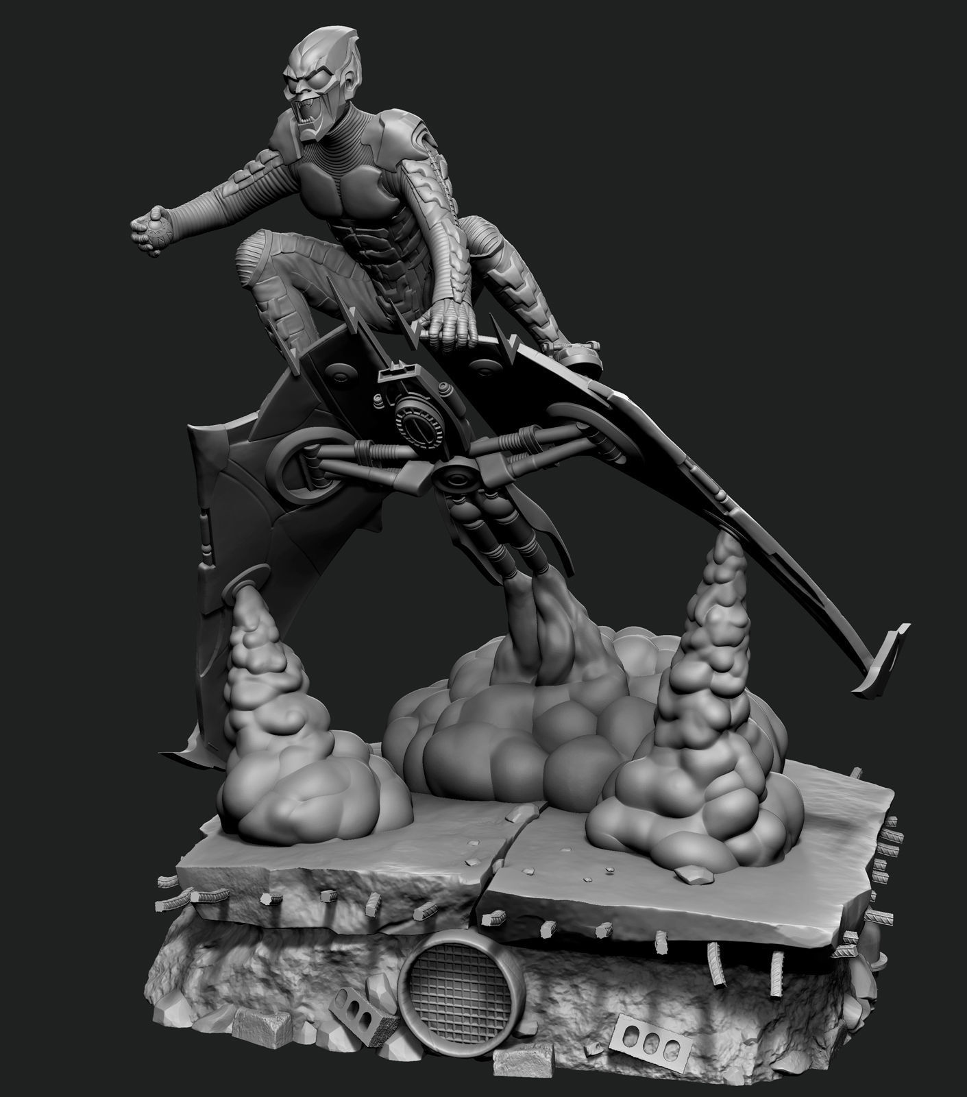 Green Goblin  3D print model_11