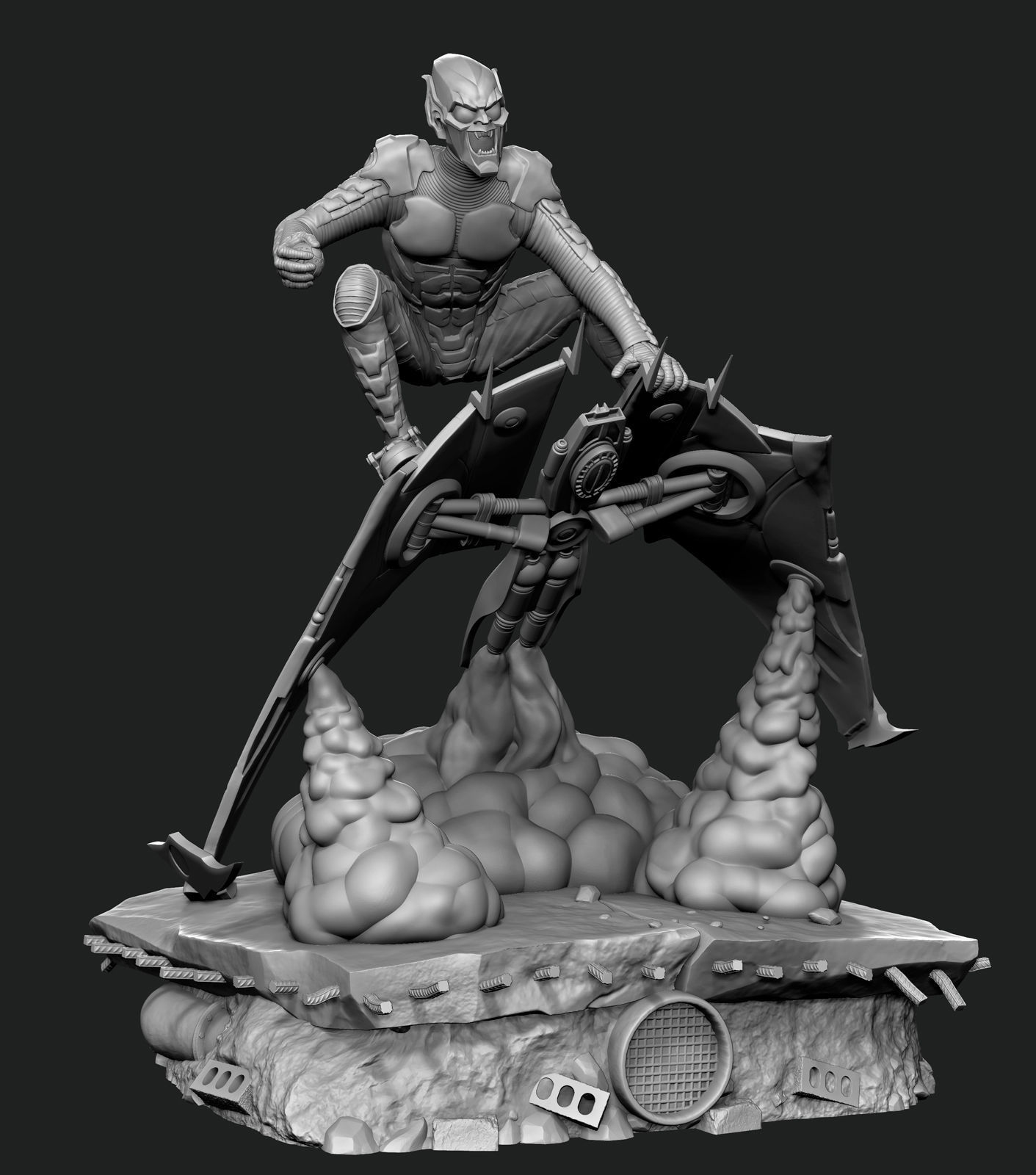 Green Goblin  3D print model_2